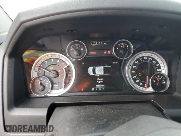 2014 Ram 2500 Big Horn with VIN 3C6UR5DL7EG141473, listed as a Copart auction lot 54074015 with 140,440 mi miles and Salvage title. Bid and sale history available at DreamBid. Image 9.