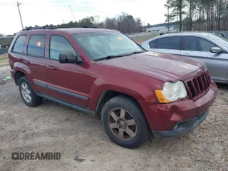 2008 Jeep Grand Cherokee Laredo with VIN 1J8GS48K38C175299, listed as a IAAI auction lot 41760595 with 169,789 mi miles. Bid and sale history available at carsss.com. Image 1.