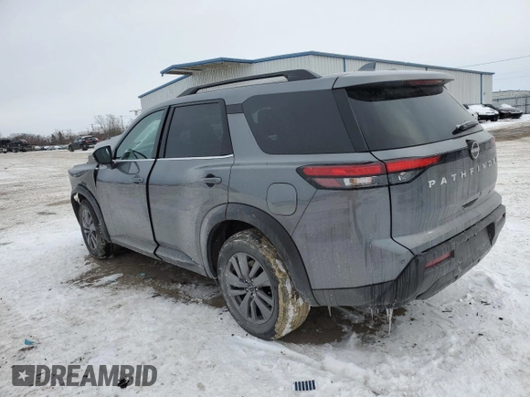 2024 Nissan Pathfinder SV with VIN 5N1DR3BC7RC289059, listed as a Copart auction lot 45422655 with 11,580 mi miles and Non repairable. Bid and sale history available at DreamBid. Image 2.