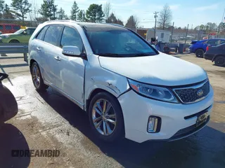 2014 Kia Sorento SX with VIN 5XYKW4A72EG449868, listed as a IAAI auction lot 41441234 with 150,244 mi miles. Bid and sale history available at carsss.com. Image 1.