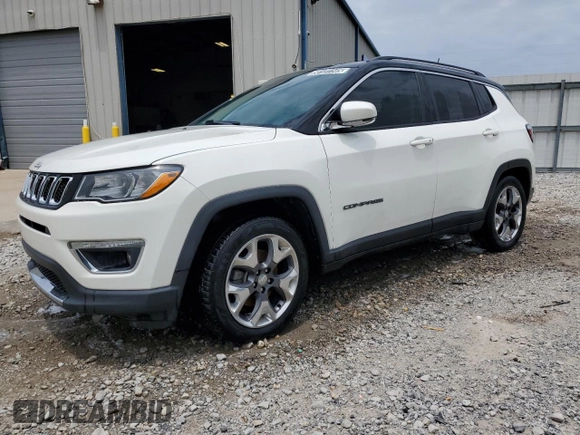 2020 Jeep Compass Limited with VIN 3C4NJCCB8LT108214, listed as a Copart auction lot 58131145 with 90,445 mi miles and Clean title. Bid and sale history available at DreamBid. Image 1.