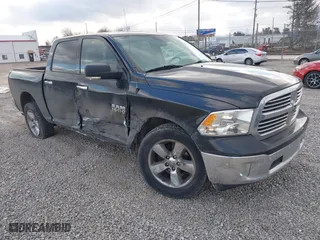 2017 Ram 1500 Big Horn with VIN 1C6RR7LG4HS763676, listed as a IAAI auction lot 41421951 with 127,307 mi miles. Bid and sale history available at carsss.com. Image 1.