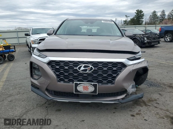 2019 Hyundai Santa Fe SE z VIN 5NMS2CAD0KH123337, wystawiony jako Copart lot #53883405 z przebiegiem 79 456 mil mil oraz Szkoda całkowita • Salvage title. Historia ofert i sprzedaży dostępna na DreamBid. Obrazek 5.