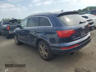 2013 Audi Q7 Premium Plus with VIN WA1LGAFE3DD016008, listed as a Copart auction lot 60279605 with 99,266 mi miles and Salvage title. Bid and sale history available at DreamBid. Image 2.