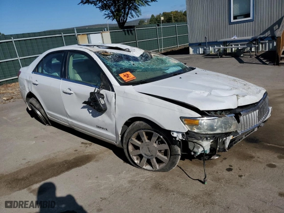 2006 Lincoln Zephyr with VIN 3LNHM26166R609844, listed as a Copart auction lot 75735934 with 0 mi miles and Salvage Title. Bid and sale history available at carsss.com. Image 4.