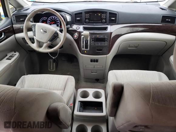 2012 Nissan Quest LE z VIN JN8AE2KP1C9042628, wystawiony jako Copart lot #43544105 z przebiegiem 169 701 mil mil oraz Czysty tytuł • Clean title. Historia ofert i sprzedaży dostępna na DreamBid. Obrazek 8.