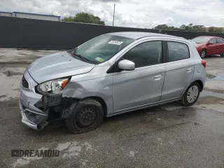 2018 Mitsubishi Mirage ES с VIN ML32A3HJ2JH005159, выставлен на аукционе Copart как лот 59255925 с пробегом 94 114 миль миль и Списание • Salvage title. История ставок и продаж доступна на DreamBid. Изображение 1.