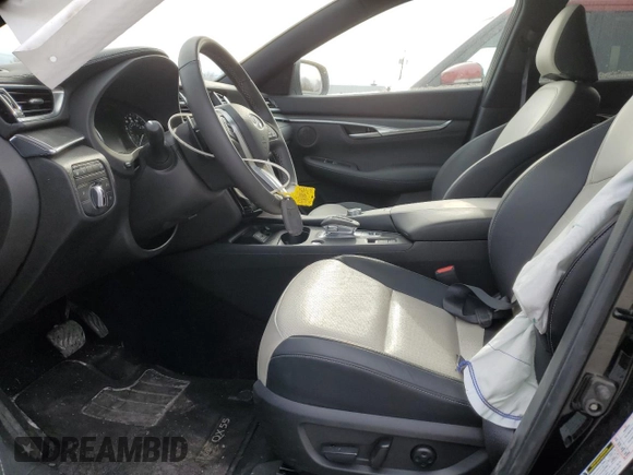 2024 Infiniti QX55 Luxe with VIN 3PCAJ5JR5RF110911, listed as a Copart auction lot 48920455 with 6,495 mi miles and Salvage Title. Bid and sale history available at DreamBid. Image 7.