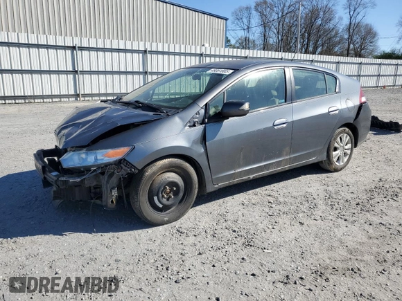 2012 Honda Insight EX z VIN JHMZE2H76CS001683, wystawiony jako Copart lot #49061885 z przebiegiem 259 158 mil mil oraz Szkoda całkowita • Salvage title. Historia ofert i sprzedaży dostępna na DreamBid. Obrazek 1.