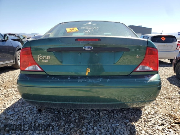 2001 Ford Focus SE with VIN 1FAFP34P91W163877, listed as a Copart auction lot 87327184 with Not Provided miles and Salvage Title. Bid and sale history available at carsss.com. Image 6.