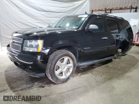 2013 Chevrolet Tahoe LT with VIN 1GNSKBE07DR174163, listed as a Copart auction lot 55501635 with 183,829 mi miles and Salvage title. Bid and sale history available at DreamBid. Image 1.