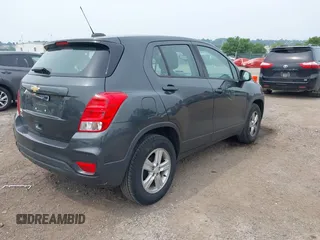 2020 Chevrolet Trax LS with VIN 3GNCJKSB2LL224969, listed as a IAAI auction lot 42506333 with 101,529 mi miles and . Bid and sale history available at DreamBid. Image 4.