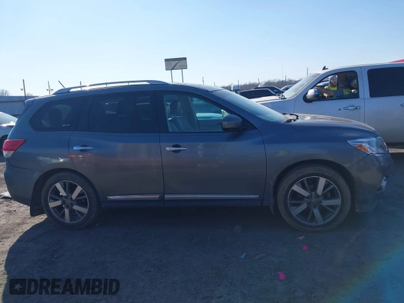2015 Nissan Pathfinder SL with VIN 5N1AR2MM2FC668260, listed as a IAAI auction lot 41666222 with 196,800 mi miles and . Bid and sale history available at DreamBid. Image 13.