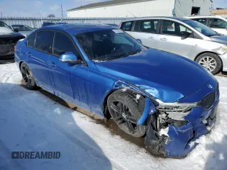 2013 BMW 3 Series 335i xDrive with VIN WBA3B9C56DF585606, listed as a Copart auction lot 46233045 with 213,218 mi miles and Salvage Title. Bid and sale history available at carsss.com. Image 4.