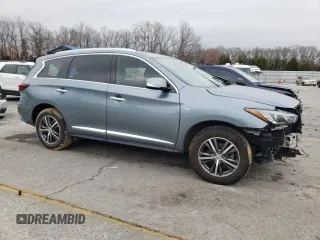 2018 Infiniti QX60 with VIN 5N1DL0MM7JC500755, listed as a Copart auction lot 85363834 with 119,413 mi miles and Salvage Title. Bid and sale history available at carsss.com. Image 4.
