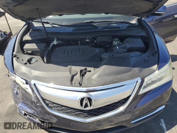 2014 Acura MDX Technology with VIN 5FRYD3H46EB005081, listed as a Copart auction lot 57799425 with 208,568 mi miles and Salvage title. Bid and sale history available at DreamBid. Image 11.