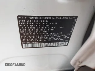 2021 Volkswagen Tiguan S z VIN 3VV1B7AX6MM077365, wystawiony jako IAAI lot #41762764 z przebiegiem 46 338 mil mil oraz . Historia ofert i sprzedaży dostępna na DreamBid. Obrazek 9.
