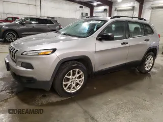 2015 Jeep Cherokee Sport z VIN 1C4PJMABXFW710001, wystawiony jako Copart lot #52723335 z przebiegiem 94 596 mil mil oraz Szkoda całkowita • Salvage title. Historia ofert i sprzedaży dostępna na DreamBid. Obrazek 1.