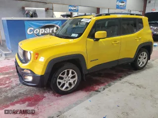2018 Jeep Renegade Latitude with VIN ZACCJBBB6JPH50728, listed as a Copart auction lot 51365305 with 79,492 mi miles and Salvage Title. Bid and sale history available at carsss.com. Image 1.