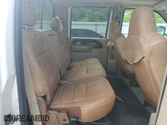 2005 Ford F-250 XL с VIN 1FTSW21P35EA29209, выставлен на аукционе Copart как лот 59752895 с пробегом 118 621 миль миль и Списание • Salvage title. История ставок и продаж доступна на DreamBid. Изображение 10.