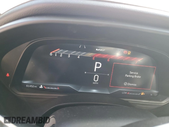 2021 Cadillac CT4 V-Series z VIN 1G6DH5RLXM0124791, wystawiony jako Copart lot #77314844 z przebiegiem 61 452 mil mil oraz Nie do naprawy • Non repairable. Historia ofert i sprzedaży dostępna na DreamBid. Obrazek 9.