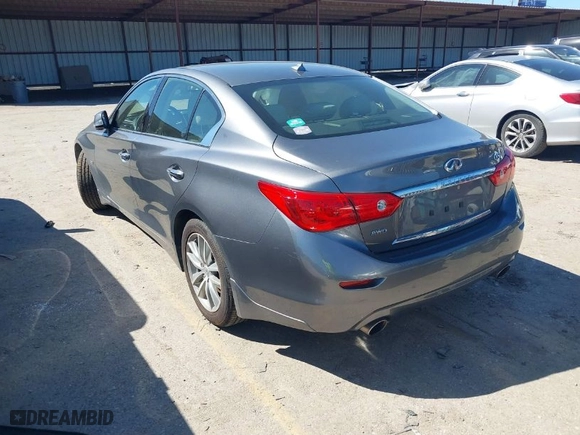 2017 Infiniti Q50 3.0t Premium with VIN JN1EV7ARXHM834958, listed as a IAAI auction lot 41730046 with 50,621 mi miles. Bid and sale history available at carsss.com. Image 3.