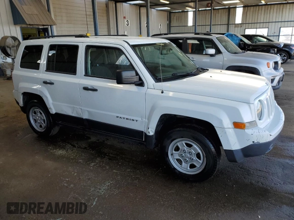 2017 Jeep Patriot Sport z VIN 1C4NJPBB0HD208815, wystawiony jako Copart lot #57531115 z przebiegiem 96 592 mil mil oraz Czysty tytuł • Clean title. Historia ofert i sprzedaży dostępna na DreamBid. Obrazek 4.