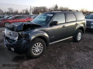 2008 Mercury Mariner with VIN 4M2CU81158KJ12925, listed as a Copart auction lot 83188244 with 38,371 mi miles and Salvage Title. Bid and sale history available at carsss.com. Image 1.