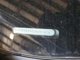 2018 Audi A4 Premium Plus z VIN WAUENAF40JN001416, wystawiony jako Copart lot #56572085 z przebiegiem 85 010 mil mil oraz Szkoda całkowita • Salvage title. Historia ofert i sprzedaży dostępna na DreamBid. Obrazek 12.