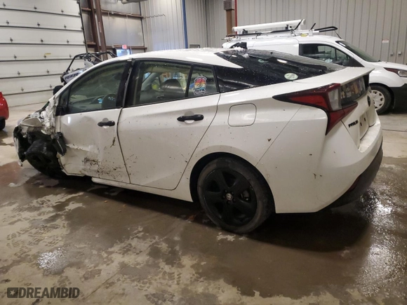 2022 Toyota Prius L Eco with VIN JTDKAMFU9N3166109, listed as a Copart auction lot 47897125 with 82,348 mi miles and Salvage Title. Bid and sale history available at carsss.com. Image 2.