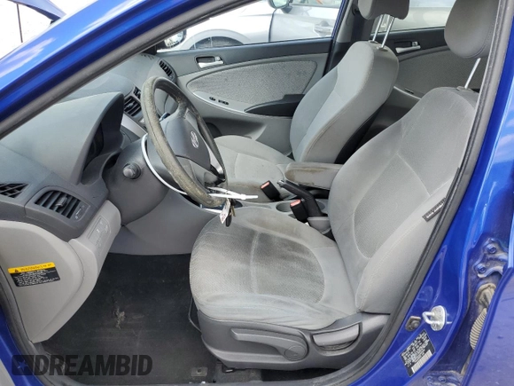 2013 Hyundai Accent GLS with VIN KMHCT4AE4DU409439, listed as a Copart auction lot 53118785 with 156,238 mi miles and Salvage Title. Bid and sale history available at carsss.com. Image 7.