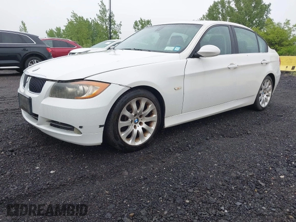 2006 BMW 3 Series 330i with VIN WBAVB33576KR75274, listed as a IAAI auction lot 42199223 with 83,539 mi miles and . Bid and sale history available at carsss.com. Image 2.
