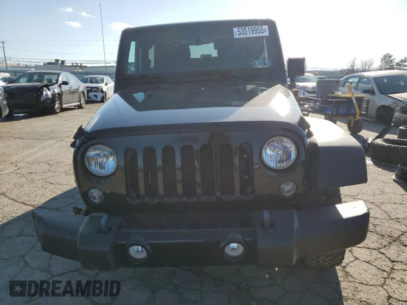 2018 Jeep Wrangler Sport S with VIN 1C4GJWAG6JL896637, listed as a Copart auction lot 53519955 with 62,504 mi miles and Salvage title. Bid and sale history available at DreamBid. Image 5.