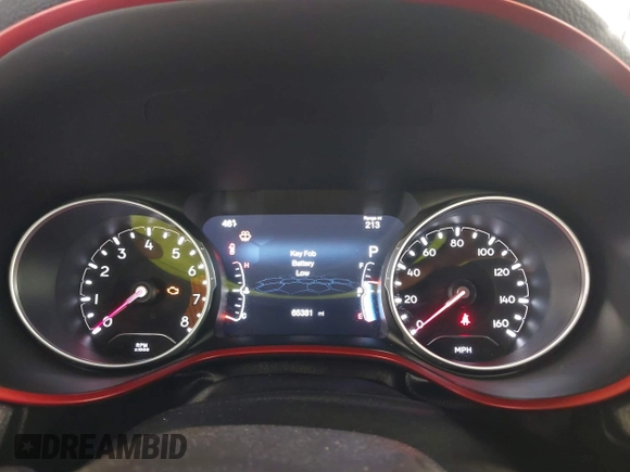 2018 Jeep Compass Trailhawk with VIN 3C4NJDDB7JT234551, listed as a IAAI auction lot 41695627 with 65,381 mi miles and . Bid and sale history available at carsss.com. Image 7.