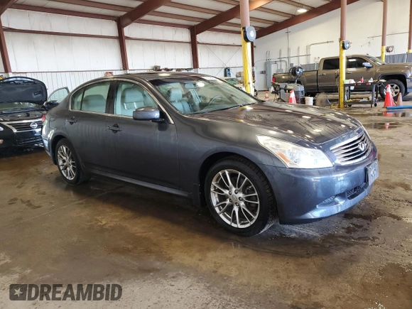 2008 Infiniti G35 x with VIN JNKBV61F98M280200, listed as a Copart auction lot 56148405 with 128,146 mi miles and Salvage Title. Bid and sale history available at DreamBid. Image 4.