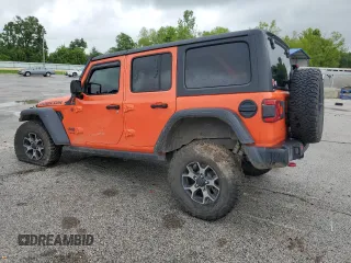 2018 Jeep Wrangler Unlimited Rubicon with VIN 1C4HJXFG7JW287624, listed as a Copart auction lot 59006895 with 64,871 mi miles and Salvage title. Bid and sale history available at DreamBid. Image 2.