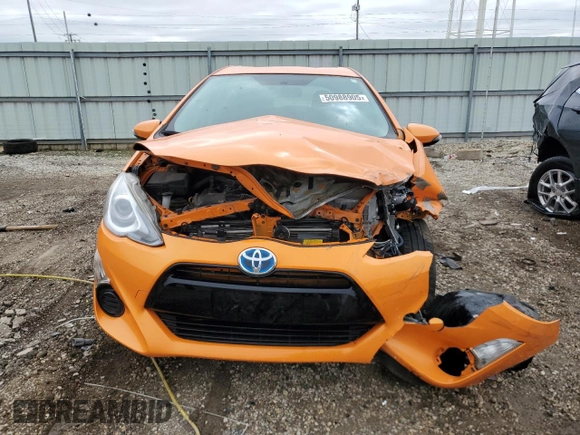 2015 Toyota Prius One with VIN JTDKDTB33F1090379, listed as a Copart auction lot 50988905 with 109,282 mi miles and Salvage Title. Bid and sale history available at carsss.com. Image 5.
