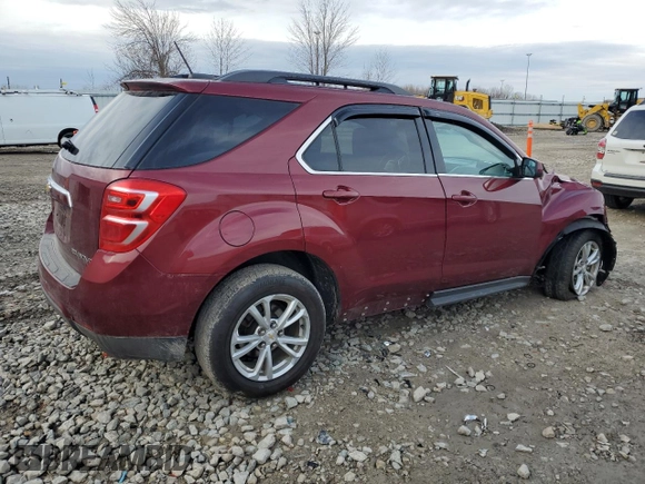 2016 Chevrolet Equinox LT with VIN 2GNALCEK6G6235115, listed as a Copart auction lot 54173885 with 98,100 mi miles and Non Repairable. Bid and sale history available at carsss.com. Image 3.