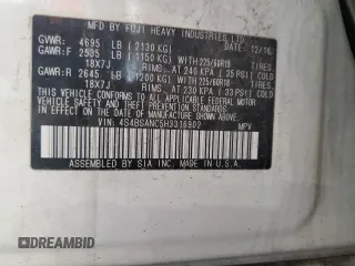 2017 Subaru Outback Limited z VIN 4S4BSANC5H3316902, wystawiony jako Copart lot #59086815 z przebiegiem 98 429 mil mil oraz Szkoda całkowita • Salvage title. Historia ofert i sprzedaży dostępna na DreamBid. Obrazek 12.