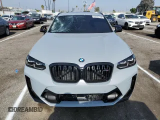 2023 BMW X4 M with VIN 5YM23EC08P9S82734, listed as a Copart auction lot 53445774 with 0 mi miles and Salvage Title. Bid and sale history available at carsss.com. Image 5.