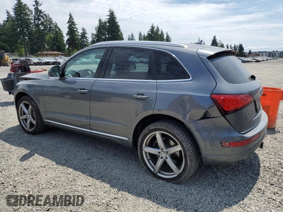 2015 Audi Q5 Premium Plus with VIN WA1CMAFP2FA032411, listed as a Copart auction lot 60981165 with 123,270 mi miles and Salvage title. Bid and sale history available at DreamBid. Image 2.