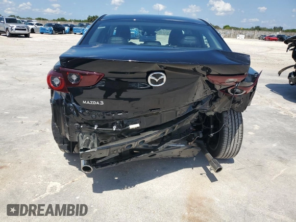 2025 Mazda 3 S Preferred with VIN 3MZBPACM1SM456479, listed as a Copart auction lot 56570955 with Not provided miles and Non repairable. Bid and sale history available at DreamBid. Image 6.