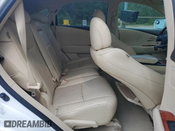 2010 Lexus RX 350 with VIN 2T2ZK1BA6AC003162, listed as a Copart auction lot 59735765 with 186,333 mi miles and Clean title. Bid and sale history available at DreamBid. Image 10.