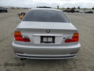 2001 BMW 3 Series 330Ci with VIN WBABN53441JU35456, listed as a Copart auction lot 51002865 with 155,045 mi miles and Salvage Title. Bid and sale history available at carsss.com. Image 6.