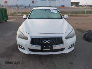2017 Infiniti Q50 3.0t Premium with VIN JN1EV7AR1HM840809, listed as a IAAI auction lot 40866899 with 106,716 mi miles. Bid and sale history available at carsss.com. Image 12.