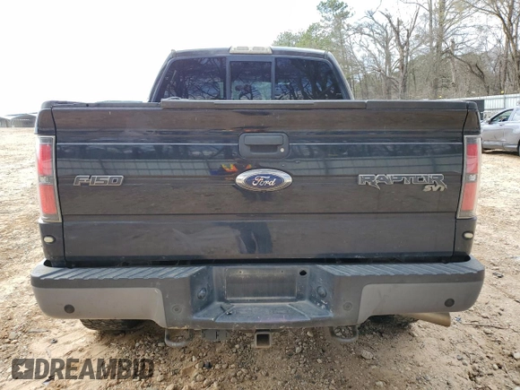 2014 Ford F-150 SVT Raptor with VIN 1FTFW1R64EFA49681, listed as a Copart auction lot 45182225 with 171,138 mi miles and Salvage Title. Bid and sale history available at carsss.com. Image 6.