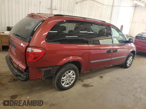 2007 Dodge Grand Caravan SE z VIN 1D4GP24R97B187092, wystawiony jako Copart lot #55498385 z przebiegiem 248 645 mil mil oraz Szkoda całkowita • Salvage title. Historia ofert i sprzedaży dostępna na DreamBid. Obrazek 3.