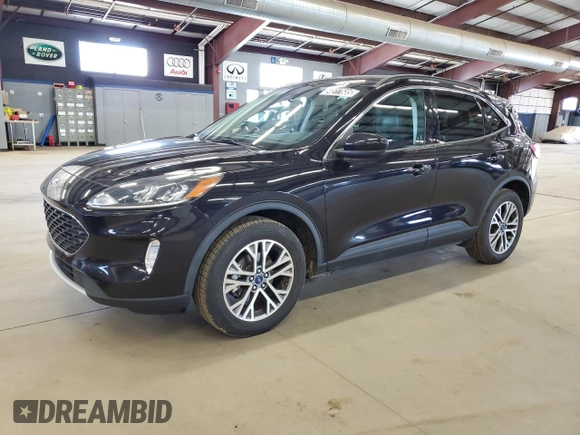 2021 Ford Escape SEL with VIN 1FMCU9H64MUA50988, listed as a Copart auction lot 54517685 with 122,593 mi miles and Salvage Title. Bid and sale history available at DreamBid. Image 1.