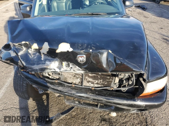 2002 Dodge Dakota Sport with VIN 1B7HG38N82S697439, listed as a Copart auction lot 44282155 with 239,414 mi miles and Salvage Title. Bid and sale history available at carsss.com. Image 12.