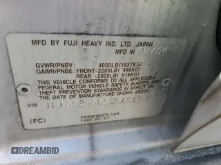 2005 Subaru Impreza WRX с VIN JF1GD29665G510153, выставлен на аукционе Copart как лот 58356965 с пробегом 195 665 миль миль и Списание • Salvage title. История ставок и продаж доступна на DreamBid. Изображение 13.